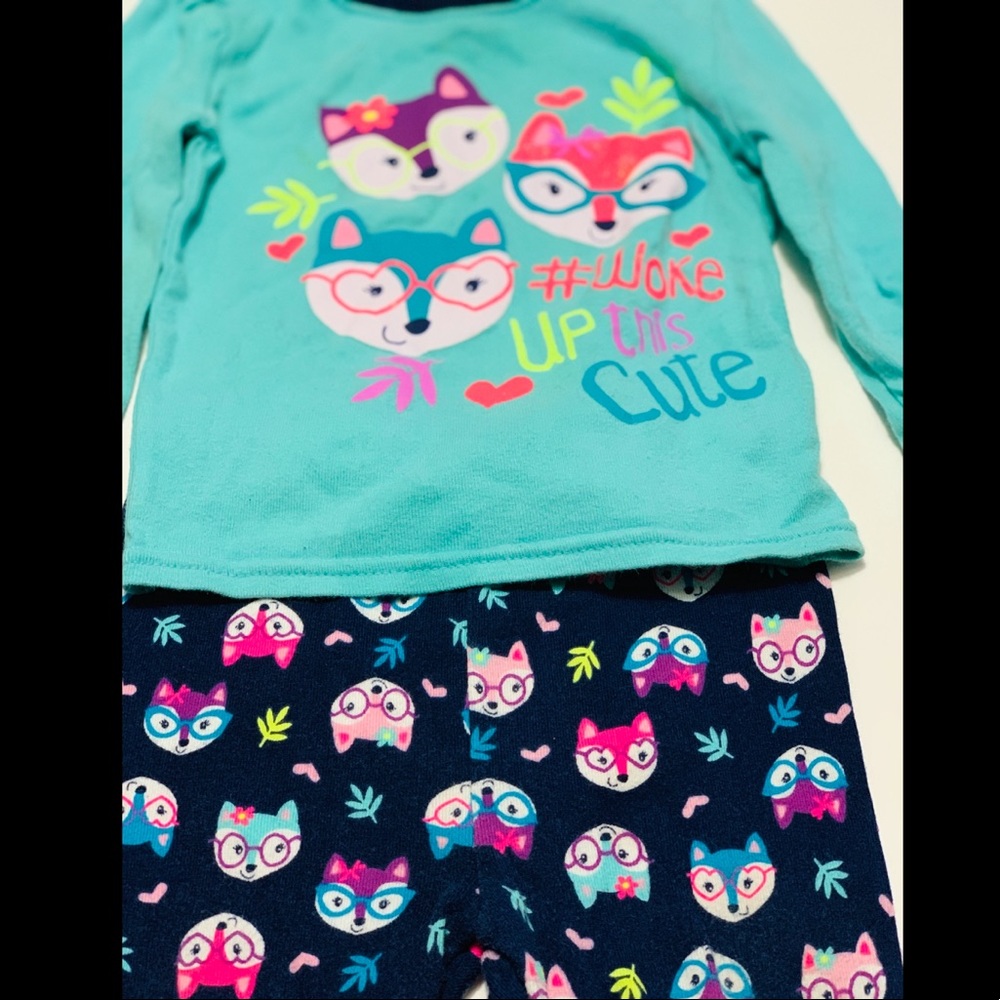 4 lot 18-24month toddler pajamas